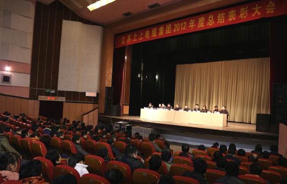 鸿运国际盛大召开2012年度总结表扬大会